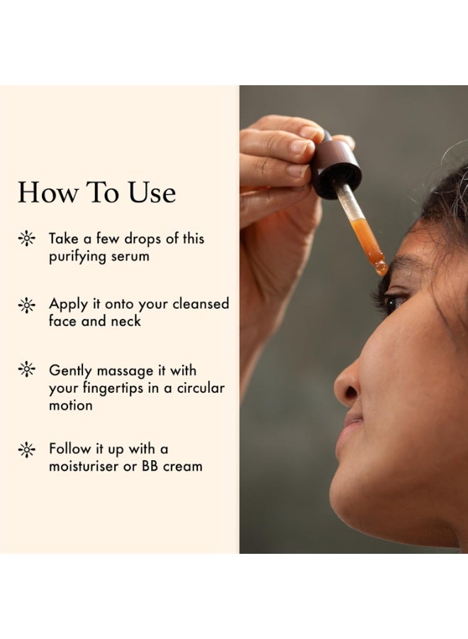 Old School Rituals Hand-Pounded Spices Purifying Face Elixir | Detoxifying & Clarifying Serum for Healthy, Glowing Skin | Anti-Acne, Pigmentation, and Anti-Aging | Infused with Natural Spices | 30ml - Image 2